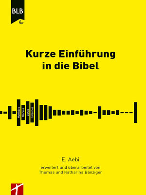 cover image of Kurze Einführung in die Bibel